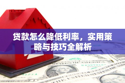 普湾新区贷款怎么降低利率，实用策略与技巧全解析