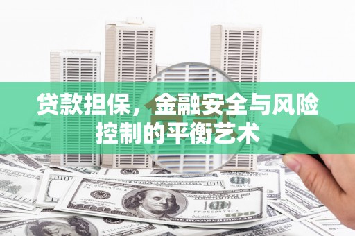 盐津贷款担保，金融安全与风险控制的平衡艺术
