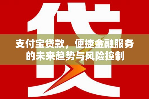 丰原支付宝贷款，便捷金融服务的未来趋势与风险控制