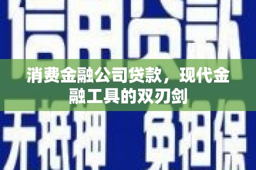 芦洲消费金融公司贷款，现代金融工具的双刃剑