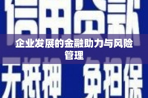 余杭企业发展的金融助力与风险管理