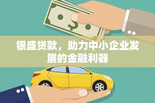 漯河银盛贷款，助力中小企业发展的金融利器
