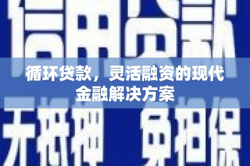 昌吉循环贷款，灵活融资的现代金融解决方案