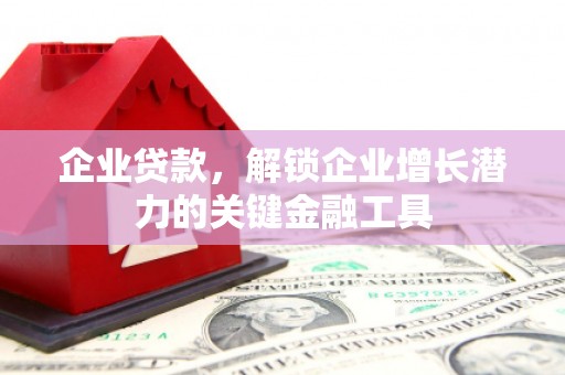 琼结企业贷款，解锁企业增长潜力的关键金融工具