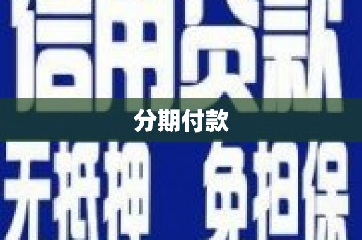 砀山分期付款