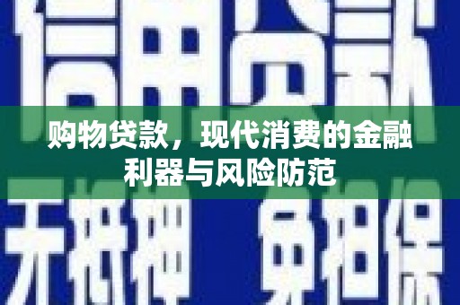 东乡购物贷款，现代消费的金融利器与风险防范