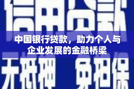 金乡中国银行贷款，助力个人与企业发展的金融桥梁