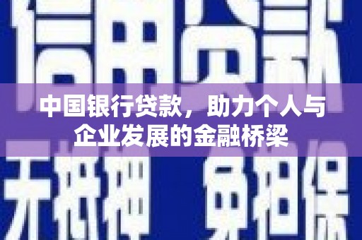 巴马中国银行贷款，助力个人与企业发展的金融桥梁